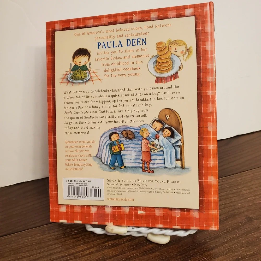 Paula Deen's My 1st Cookbook w/Grandkids by Paula Deen 176 pg Emmy Award Winning